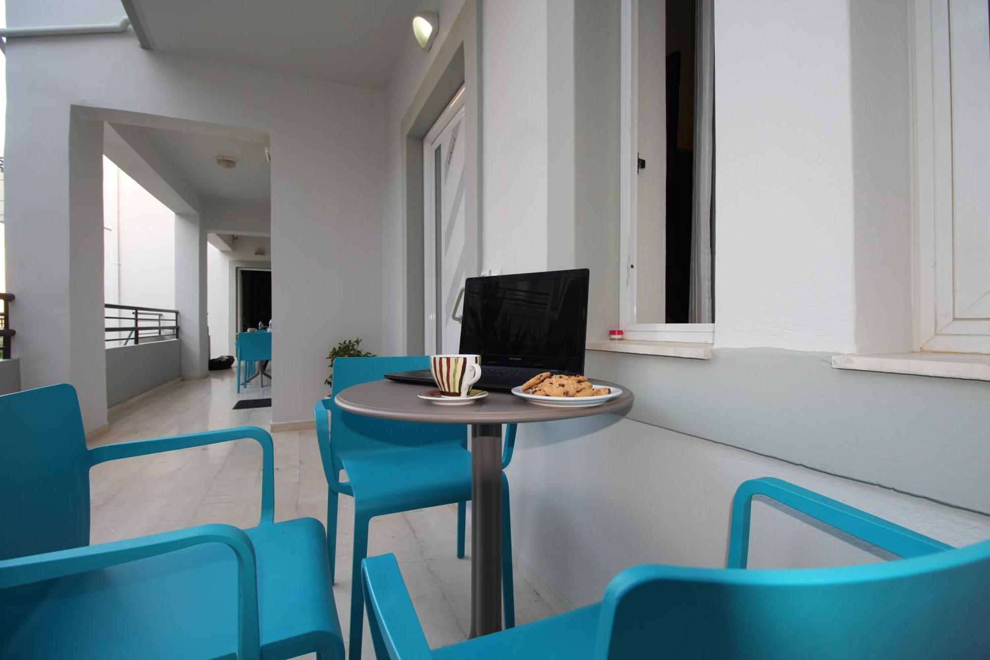 Elia Stalos Apartments Bagian luar foto